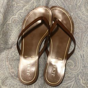 J crew Italian leather sandal
